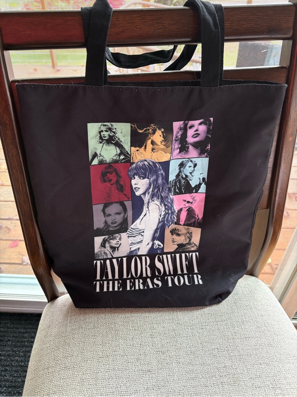 Taylor Swift Eras Tour 2023 Graphic Tote Bag with Color Photo-Grid